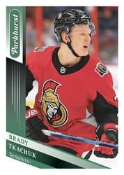 2019-20 Parkhurst Base Set Brady Tkachuk #143 card