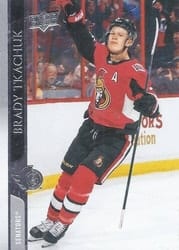 2020-21 Upper Deck Base Set Brady Tkachuk #383 card