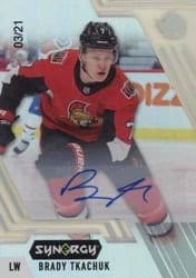 2020-21 Upper Deck Synergy Base Set Brady Tkachuk #11 card