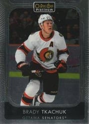 2021-22 O-Pee-Chee Platinum Base Set Brady Tkachuk #139 card