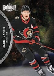 2021-22 SkyBox Metal Universe Base Set Brady Tkachuk #31 card