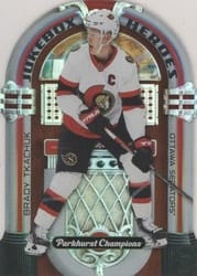 2022-23 Parkhurst Champions Jukebox Heroes Brady Tkachuk #JH-16 card