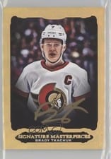 2022-23 Upper Deck Ultimate Collection Signature Masterpieces Brady Tkachuk #USM-BT card