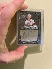 2023-24 Upper Deck Engrained Synthesis Signatures Brady Tkachuk #S-BT card