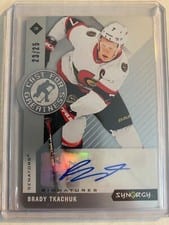 2023-24 Upper Deck Synergy Cast for Greatness Signatures Brady Tkachuk #CGS-BT card
