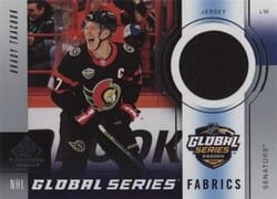 2024-25 SP Game Used 2023 Global Series Sweden Fabrics Brady Tkachuk #GSF-BT card