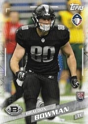 2019 Topps AAF Base Set Braedon Bowman #60 card