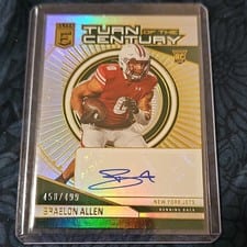 2024 Donruss Elite Turn of the Century Autographs Braelon Allen #TCA-BAL card