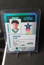 2024 Panini Contenders Permit to Dominate Braelon Allen #11 card