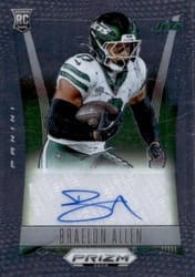 2024 Panini Prizm Deca Signatures Braelon Allen #S-BAN card