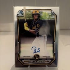 2026 Bowman Chrome Prospect Autograph Brailyn Antunez #CPA-BA card