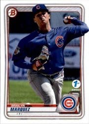 2020 Bowman 1st Edition Base Set Brailyn Marquez #BFE-49 card