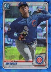 2020 Bowman Sapphire Edition Base Set Brailyn Marquez #BCP-49 card