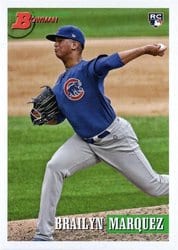 2021 Bowman Heritage Base Set Brailyn Marquez #61 card