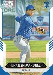 2021 Panini Chronicles Score Brailyn Marquez #17 card