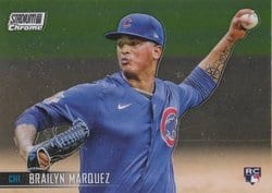 2021 Stadium Club Chrome Base Set Brailyn Marquez #214 card