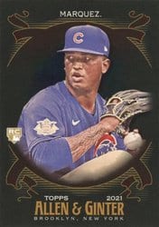2021 Topps Allen & Ginter X Base Set Brailyn Marquez #118 card