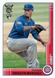 2021 Topps Big League Base Set Brailyn Marquez #162 card