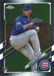 2021 Topps Chrome Base Set Brailyn Marquez #26 card