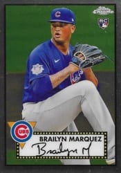 2021 Topps Chrome Platinum Anniversary Base Set Brailyn Marquez #30 card