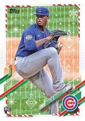 2021 Topps Holiday Base Set Brailyn Marquez #HW78 card