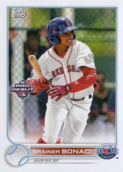 2022 Topps Pro Debut Base Set Brainer Bonaci #PD-79 card