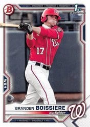 2021 Bowman Draft Base Set Branden Boissiere #BD-156 card