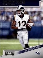 2018 Panini Playoff Base Set Brandin Cooks #104 card