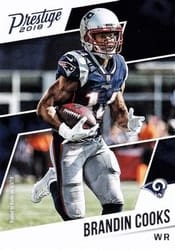 2018 Panini Prestige Base Set Brandin Cooks #76 card