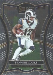 2019 Panini Select Base Set Brandin Cooks #166 card