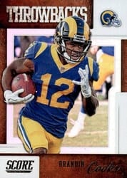 2019 Score Throwbacks Brandin Cooks #T-11 card
