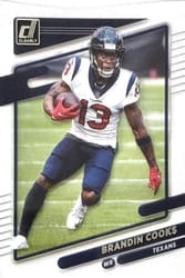 2021 Clearly Donruss Base Set Brandin Cooks #50 card