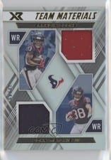 2022 Panini XR Team Materials Brandin Cooks / John Metchie III #TM-17 card
