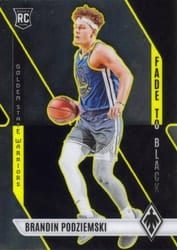 2023-24 Panini Phoenix Fade To Black Brandin Podziemski #7 card