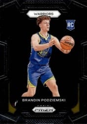 2023-24 Panini Prizm Base Set Brandin Podziemski #147 card