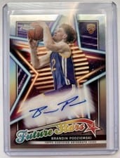 2023-24 Topps Chrome Future Stars Autographs Brandin Podziemski #FSA-BP card