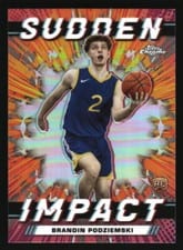 2023-24 Topps Chrome Superfly Brandin Podziemski #SF-24 card