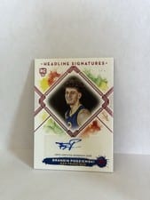 2023-24 Topps Motif Headline Signatures Brandin Podziemski #HS-BP card