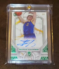 2023-24 Topps Royalty Rookie Autographs Brandin Podziemski #RA-BP card
