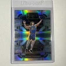 2023 Panini Select Brandin Podziemski Light Blue Prizm #93 card