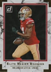 2020 Donruss Elite Series Rookies Brandon Aiyuk #ESR-BA card