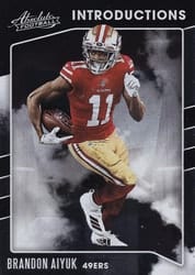 2020 Panini Absolute Introductions Brandon Aiyuk #16 card
