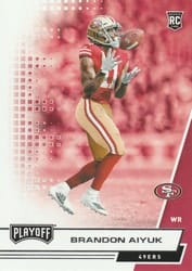 2020 Panini Playoff Base Set Brandon Aiyuk #217 card
