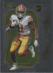 2020 Panini Select Select Certified Rookies Brandon Aiyuk #SCR-10 card