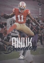 2021 Panini Luminance Base Set Brandon Aiyuk #89 card