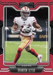 2021 Panini Playbook Base Set Brandon Aiyuk #75 card