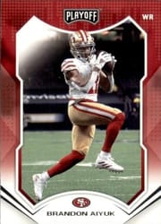 2021 Panini Playoff Base Set Brandon Aiyuk #189 card