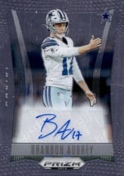 2024 Panini Prizm Deca Signatures Brandon Aubrey #S-BAY card