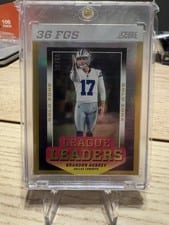 2024 Score League Leaders Brandon Aubrey #LL-BAY card