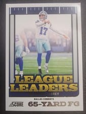 2025 Score League Leaders Brandon Aubrey #15 card